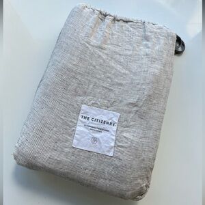 The Citizenry 100% Stonewashed Linen Queen Duvet